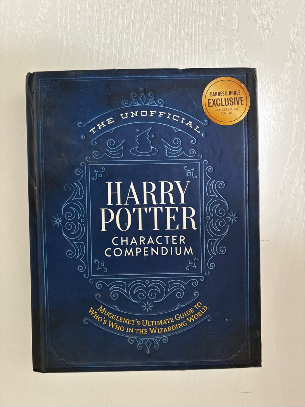 Source Unknown Harry Potter Character Compendium - Blue & Gold
